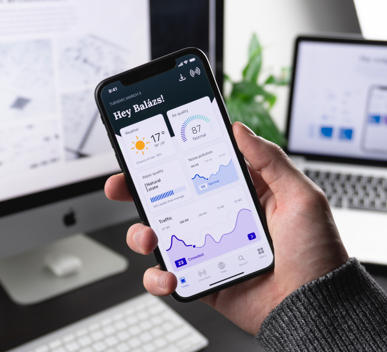 Data analytics on phone