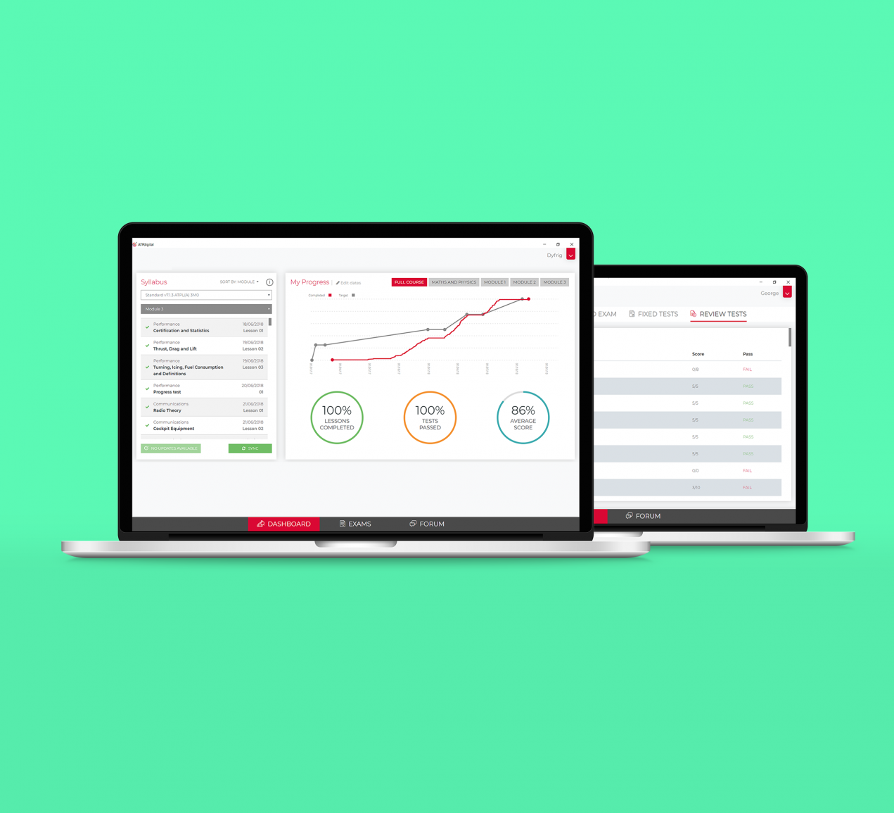 E-learning virtual platform