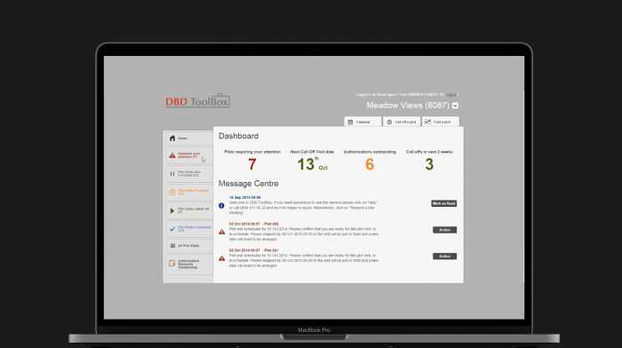 Computer screen showing DBD Toolbox software